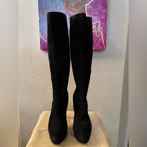 YSL knee high boots
